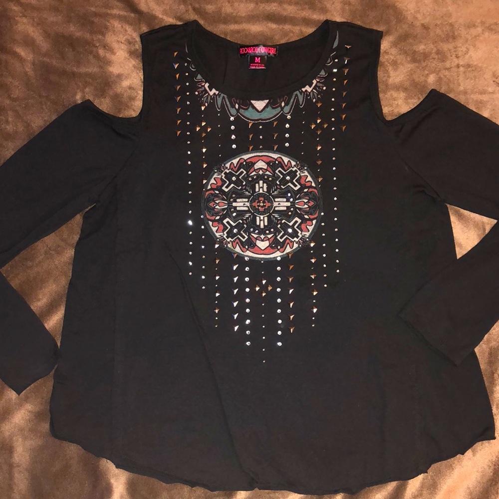 Rock&Roll Cowgirl tribal top!!